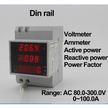 DIN-Schiene LED-Anzeige Digital-Panel-Messgerät